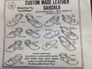 CUSTOM MADE LEATHER SANDALS 